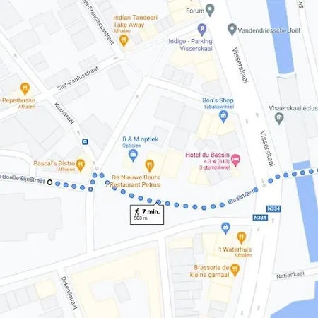 Marjori Met Gratis Parkeerplaats アパート オステンド